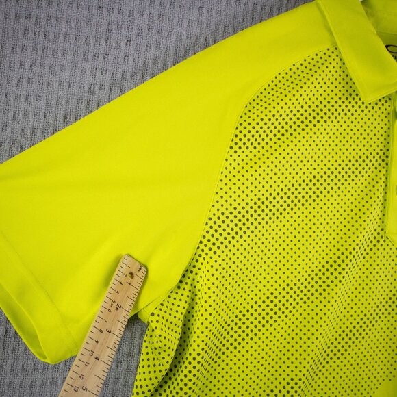 Oakley Regular Fit Yellow Button Up Mens XL - Picture 3 of 8